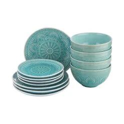 SUMATRA Geschirr-Set 12-tlg. -Wohnstil Angebote Store BUN01121