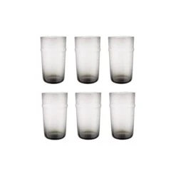 BYRON 6x Gläser Organisch Mit Luftblasen 480ml 25 BYRON 6x Gläser Organisch Mit Luftblasen 480ml -Wohnstil Angebote Store BUN01416