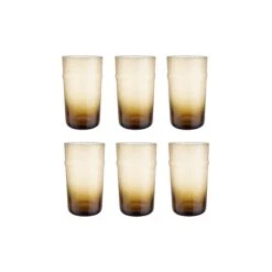 BYRON 6x Gläser Organisch Mit Luftblasen 480ml 20 BYRON 6x Gläser Organisch Mit Luftblasen 480ml -Wohnstil Angebote Store BUN01417