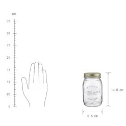 MASON'S 6x Aufbewahrungsgläser 550ml -Wohnstil Angebote Store BUN01625 3