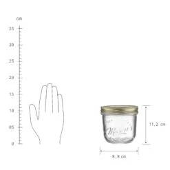 MASON'S 6x Aufbewahrungsgläser 220ml -Wohnstil Angebote Store BUN01626 3