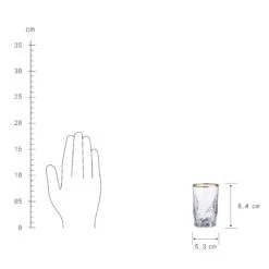 UPSCALE 6x Schnapsgläser 110ml -Wohnstil Angebote Store BUN01696 2