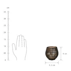 YOKO Teelichthalter-Set 2-tlg. -Wohnstil Angebote Store BUN01805 6