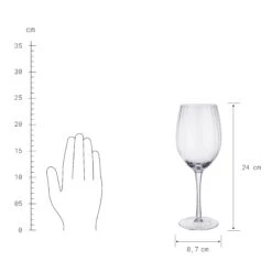 MODERN TIMES 6x Rotweingläser Mit Rillen 550ml 9 MODERN TIMES 6x Rotweingläser Mit Rillen 550ml -Wohnstil Angebote Store BUN01837 3