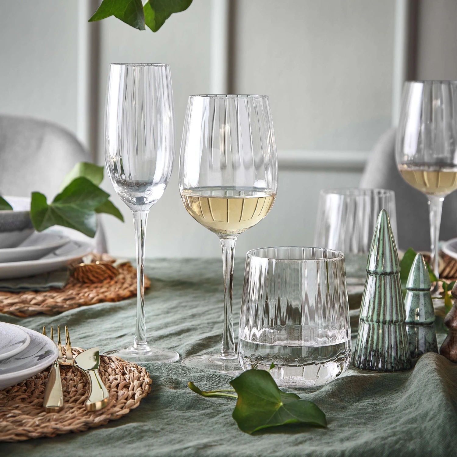 MODERN TIMES 6x Rotweingläser Mit Rillen 550ml 5 MODERN TIMES 6x Rotweingläser Mit Rillen 550ml – Bild 5