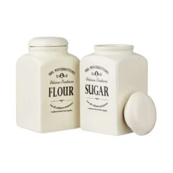 MRS. WINTERBOTTOM'S Mehl- & Zuckerdose -Wohnstil Angebote Store BUN01917 6