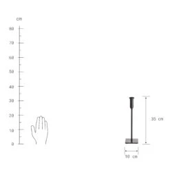 RUST Kerzenhalter-Set 2-tlg. -Wohnstil Angebote Store BUN02040 4