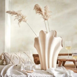 BARON 4x Weingläser Mit Rillen 390ml -Wohnstil Angebote Store BUN02074 6