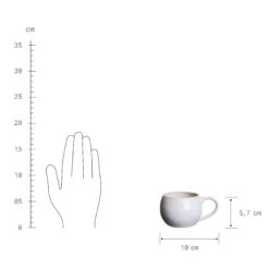 COTTAGE 4x Espressotasse 180ml -Wohnstil Angebote Store BUN02106 3