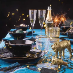 BUTLERS GOLDEN TWENTIES 4x Gläser Mit Goldrand Und Rillen 300ml -Wohnstil Angebote Store ab18c49383e6f7bfd4c17a79f23c4561