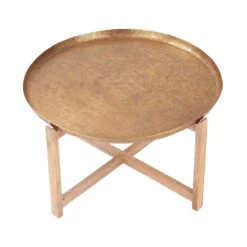 Beistelltisch BERBER In Bronze-Braun -Wohnstil Angebote Store butlers beistelltisch berber in bronze braun 2