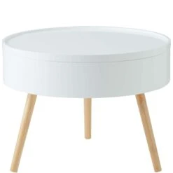 Beistelltisch Mit Stauraum COFFEE TIME In Weiß -Wohnstil Angebote Store butlers beistelltisch mit stauraum coffee time in weiss 2