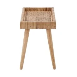 Beistelltisch Rattan BASSE In Natur -Wohnstil Angebote Store butlers beistelltisch rattan basse in natur 4