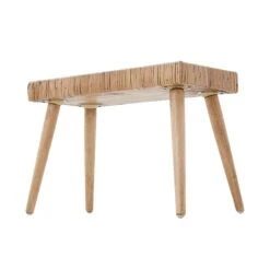 Beistelltisch Rattan BASSE In Natur -Wohnstil Angebote Store butlers beistelltisch rattan basse in natur 5