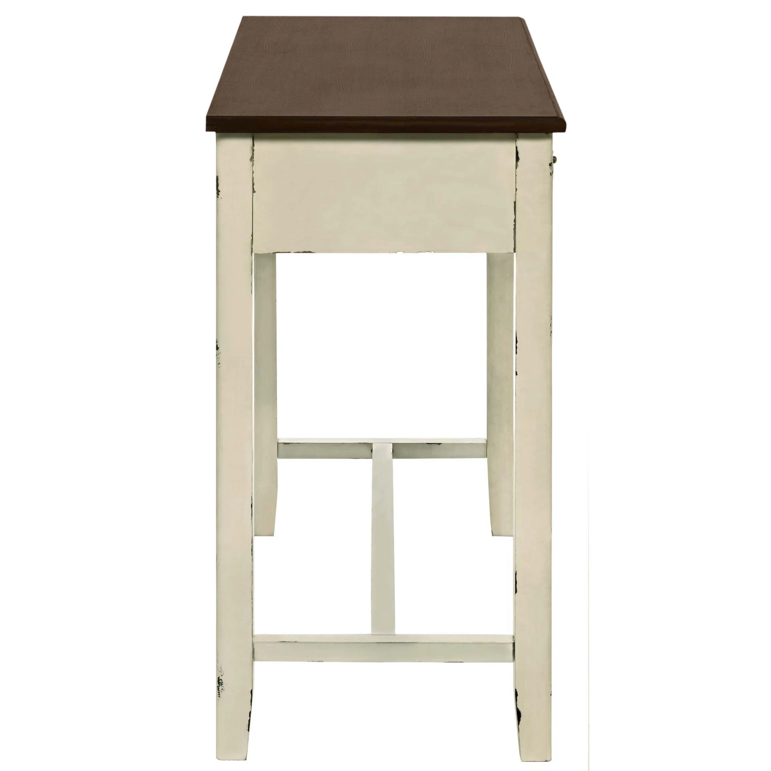 Konsolentisch Mit 3 Schubladen CABOTT COVE In Creme-Braun 5 Konsolentisch Mit 3 Schubladen CABOTT COVE In Creme-Braun – Bild 5