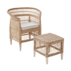 Malawi Hocker Handgeflochten BOHO LOUNGE In Natur -Wohnstil Angebote Store butlers malawi hocker handgeflochten boho lounge in natur 7