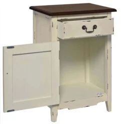 Nachttisch CABOTT COVE In Creme-Braun -Wohnstil Angebote Store butlers nachttisch cabott cove in creme braun 6