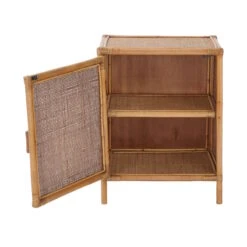 Nachttisch-Schränkchen Handgefertigt Aus Rattan BOHO LOUNGE In Natur -Wohnstil Angebote Store butlers nachttisch schrankchen handgefertigt aus rattan boho lounge in natur 4