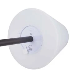 Outdoor Solar-Tischleuchte Mit Farbwechsel LIGHT UP In Schwarz-Weiß -Wohnstil Angebote Store butlers outdoor solar tischleuchte mit farbwechsel light up in schwarz weiss 6