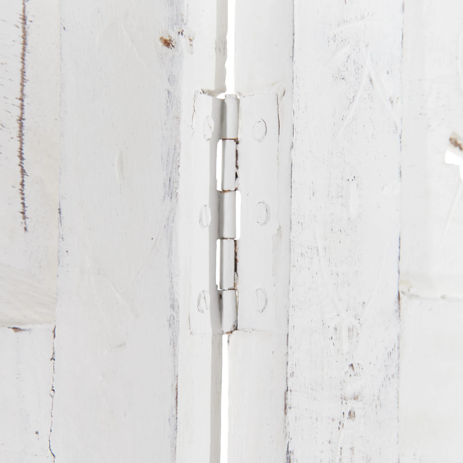 Paravent, Geschnitzt B 180 X H 176cm ESTELLA In Weiß 8 Paravent, Geschnitzt B 180 X H 176cm ESTELLA In Weiß – Bild 8