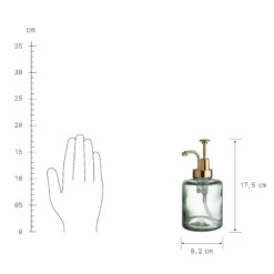 Seifenspender 380ml SAVOIE In Grün-Gold -Wohnstil Angebote Store butlers seifenspender 380ml savoie in grun gold 2