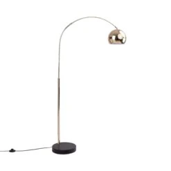 Stehleuchte Höhe 166cm ARC In Gold -Wohnstil Angebote Store butlers stehleuchte hohe 166cm arc in gold 2