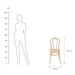 Stuhl 2er-Set WIENER MELANGE In Natur -Wohnstil Angebote Store butlers stuhl 2er set wiener melange in natur 3