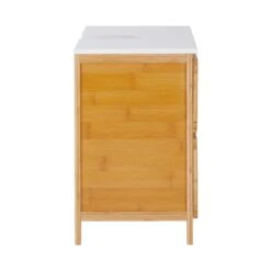 Waschbeckenunterschrank Mit Schublade WHITE SANDS In Natur-Weiß -Wohnstil Angebote Store butlers waschbeckenunterschrank mit schublade white sands in natur weiss 5
