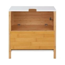 Waschbeckenunterschrank Mit Schublade WHITE SANDS In Natur-Weiß -Wohnstil Angebote Store butlers waschbeckenunterschrank mit schublade white sands in natur weiss 7