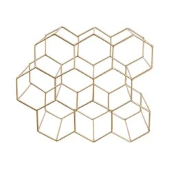 Weinregal Für 9 Flaschen L 36 X H 30cm CUBICLE In Gold 6 Weinregal Für 9 Flaschen L 36 X H 30cm CUBICLE In Gold -Wohnstil Angebote Store butlers weinregal fur 9 flaschen l 36 x h 30cm cubicle in gold 2