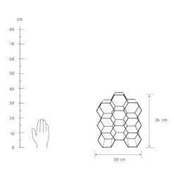 Weinregal Für 9 Flaschen L 36 X H 30cm CUBICLE In Schwarz 9 Weinregal Für 9 Flaschen L 36 X H 30cm CUBICLE In Schwarz -Wohnstil Angebote Store butlers weinregal fur 9 flaschen l 36 x h 30cm cubicle in schwarz 3