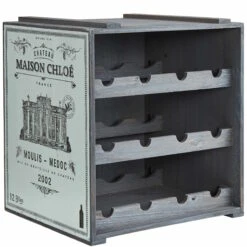 Weinregal VINOTHEK In Hellgrau -Wohnstil Angebote Store butlers weinregal vinothek in hellgrau 2