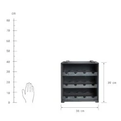 Weinregal VINOTHEK In Taupe -Wohnstil Angebote Store butlers weinregal vinothek in taupe 3